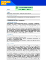 Projeto de extensão I - Publicidade e propaganda – Marketing
