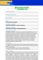 Projeto de Extensão II – Gestão de Produto