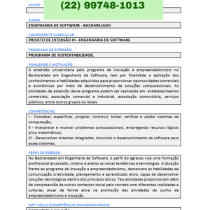 Projeto de extensão III - Engenharia de Software